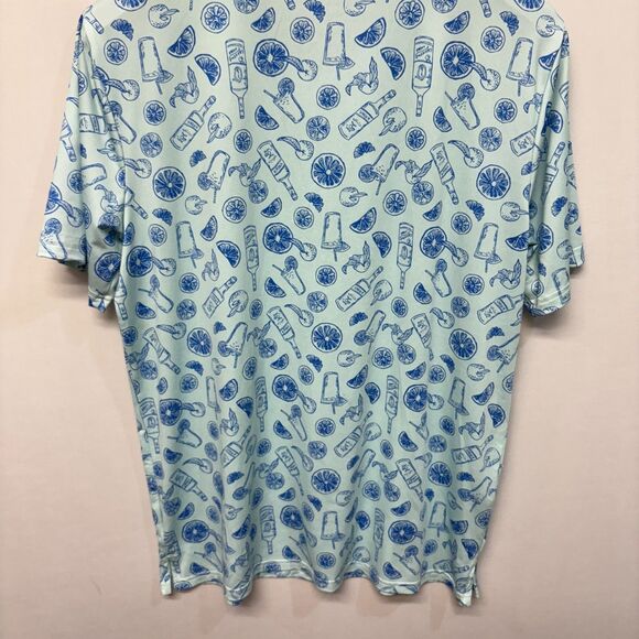 Smith & Quinn Men Short Sleeve Performance Polo Shirt Top Size Large D023 -1 - Picture 11 of 13